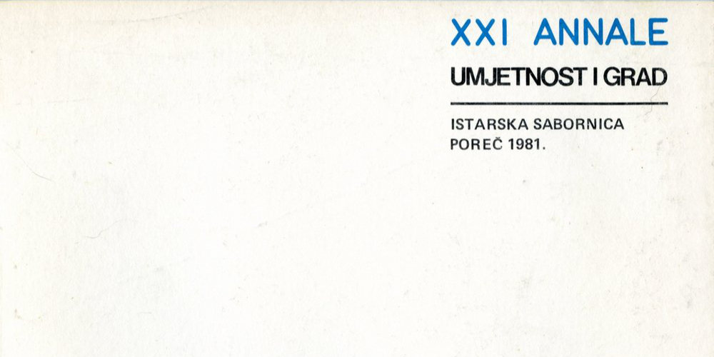 21. Annale: Umjetnost i grad