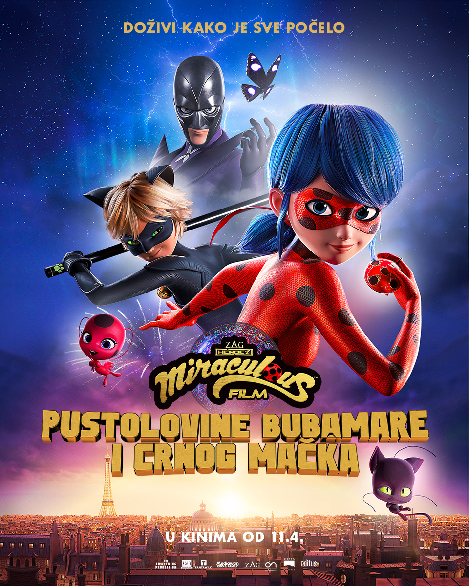 MIRACULOUS FILM: PUSTOLOVINE BUBAMARE I CRNOG MAČKA