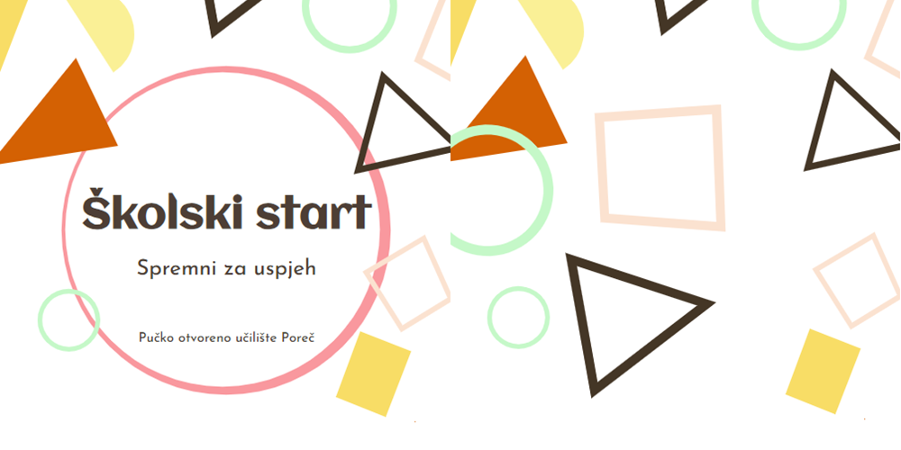 Školski start: spremni za uspjeh!