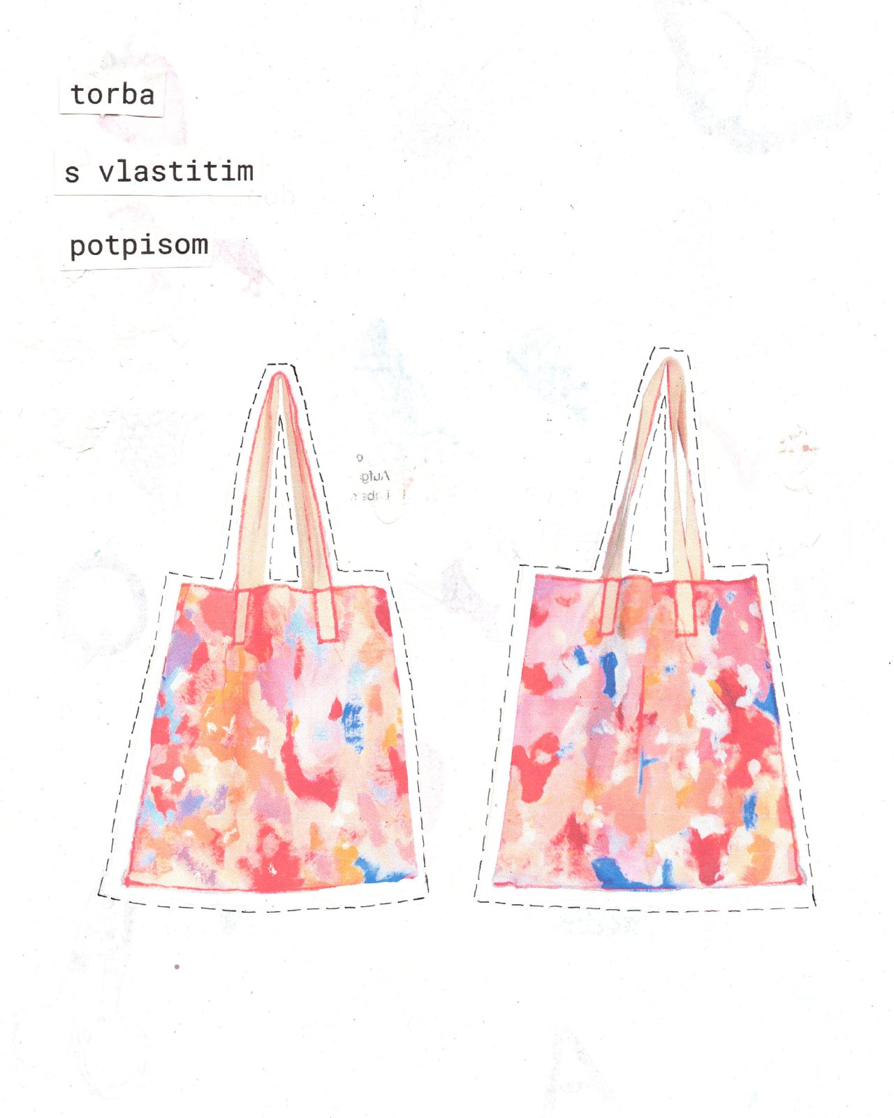 Torba s vlastitim potpisom - kreativno ljeto