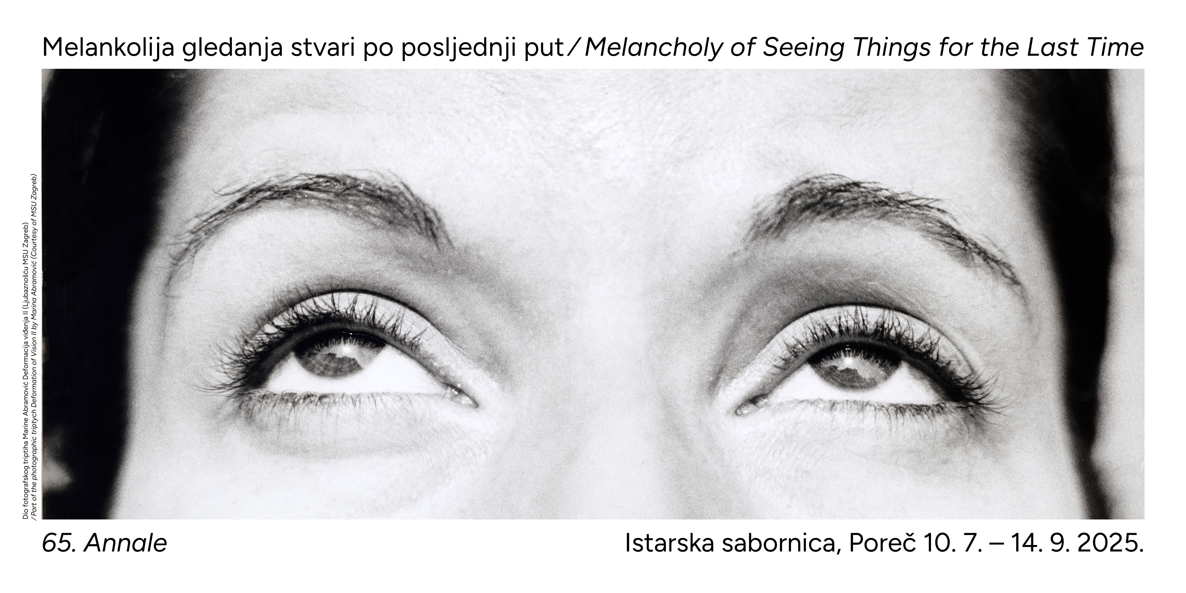 65. ANNALE  Melankolija gledanja stvari po posljednji put