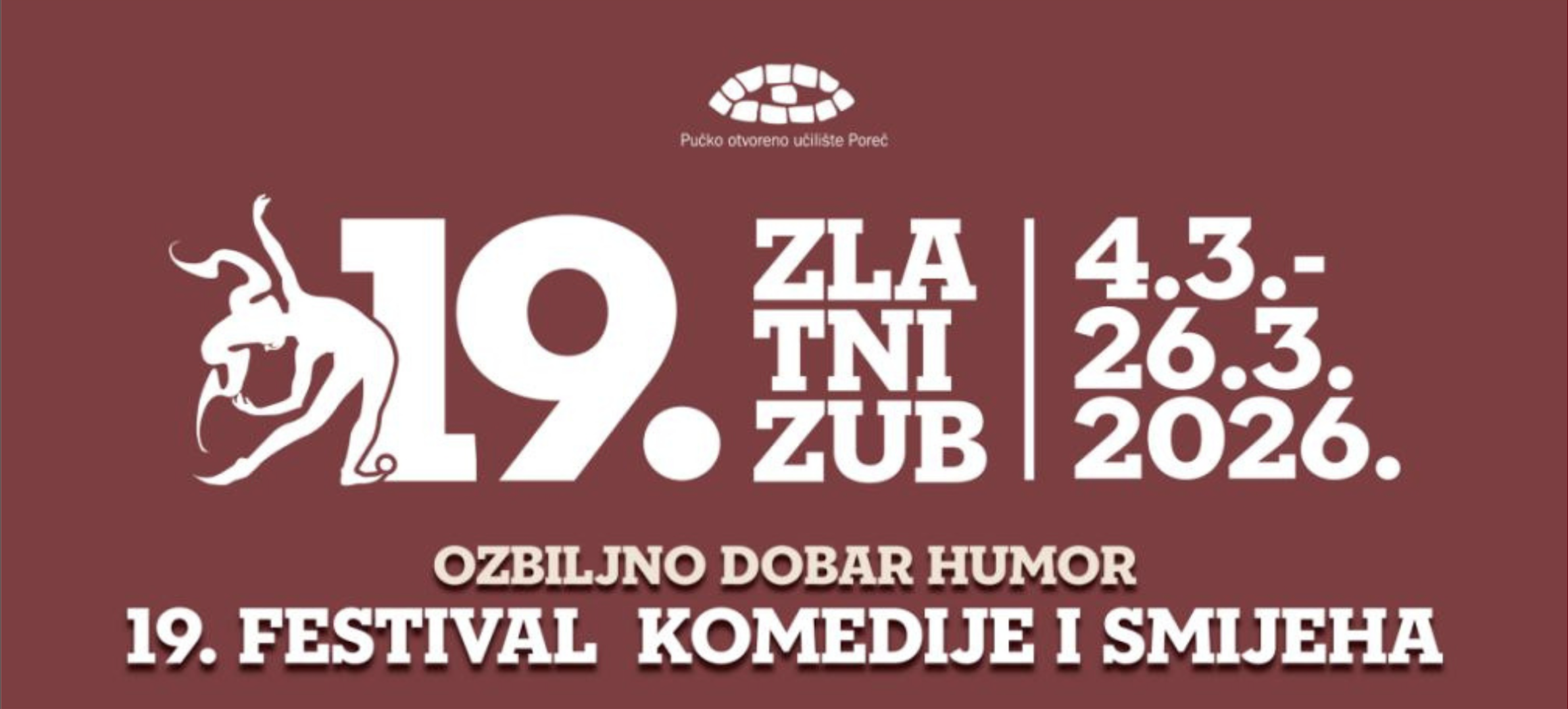 19. ZLATNI ZUB, festival komedije i smijeha