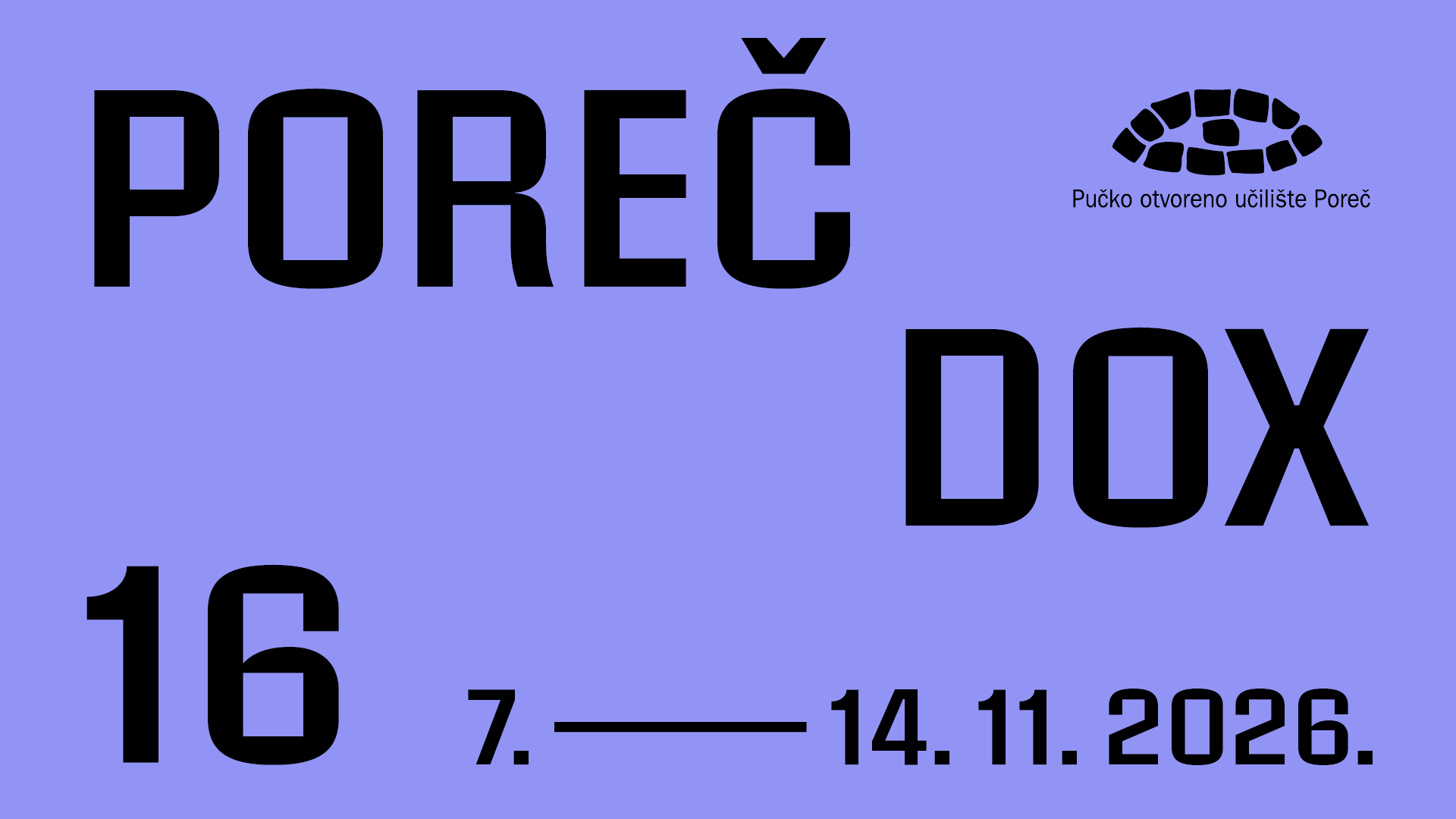 16. POREČDOX festival međunarodnog dokumentarnog filma